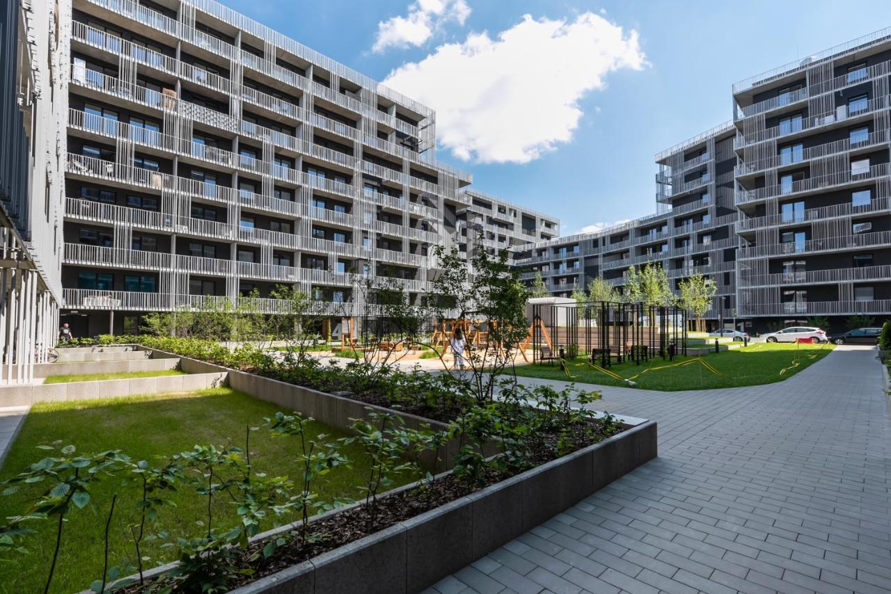 Wola Cosy White Apartment ワルシャワ エクステリア 写真